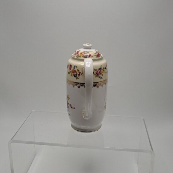 Goldcastle Floral Porcelain Coffee Pot Vintage - Picture 7 of 16